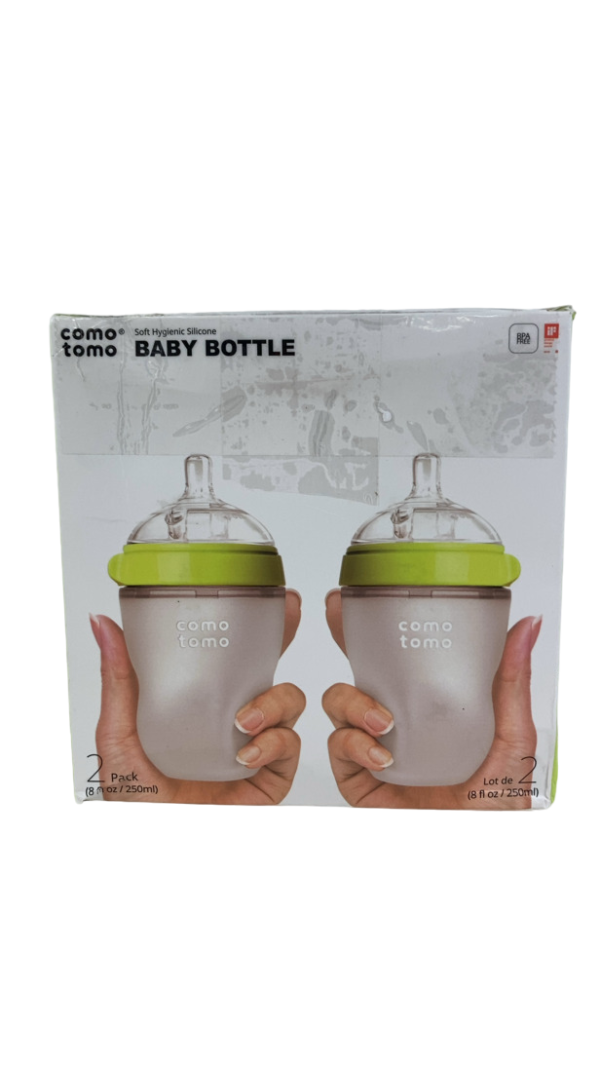 Comotomo Bottles 2 Pack, 8oz, Green Cheap - Image 3